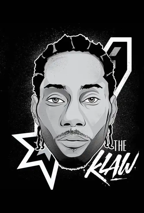 篮球明星nba马刺猛龙队科怀莱昂纳德人物头像