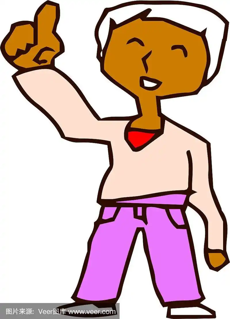 pop涂鸦风格人物插画