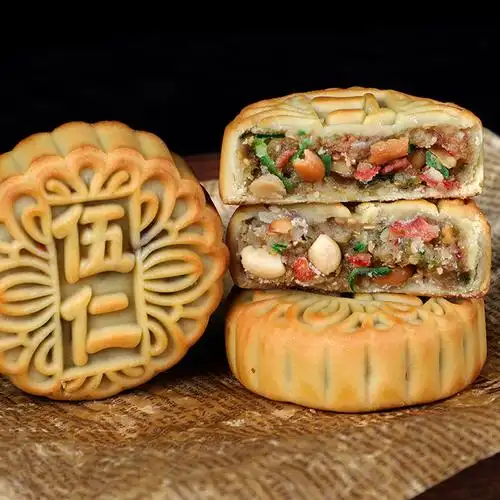 五仁月饼老式大月饼多口味中秋广式月饼手工传统老月饼整箱5斤装五仁