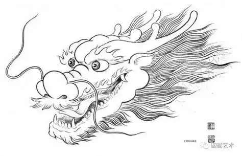 幼儿龙头正面简笔画