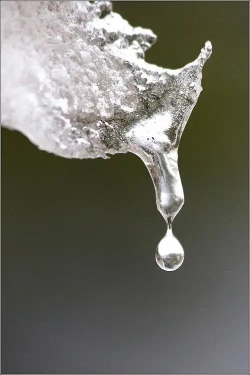 雪化冰 冰化水·水滴一线