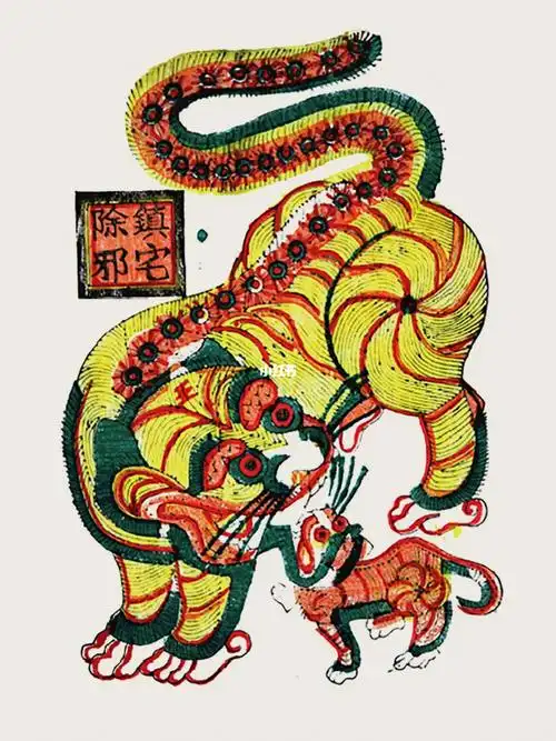 中国传统虎文化图案