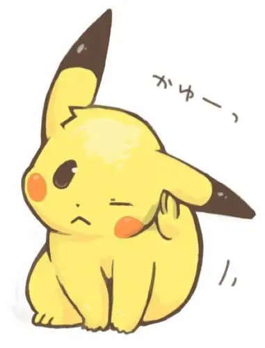 卖萌的皮卡丘图片