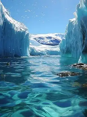 ai绘图冰山冰川1