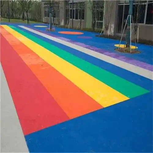 资阳epdm塑胶彩色地面幼儿园地面材料厂家直供