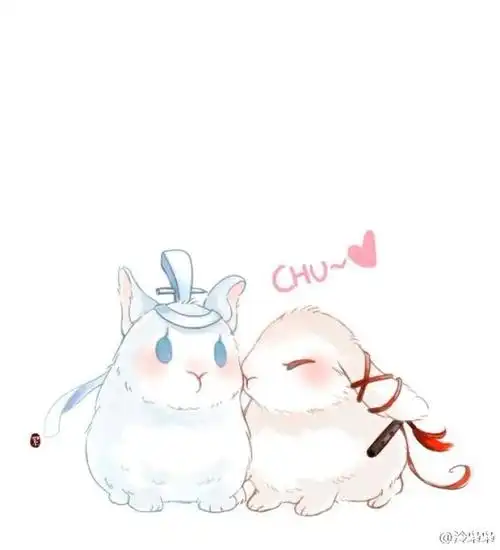 求有没有这张魔道祖师忘羡兔叽高清大图