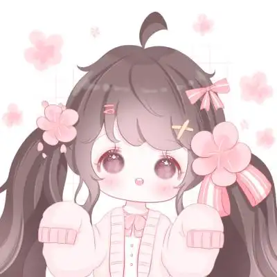 软锦可爱卡通q版手绘动漫软妹女生头像