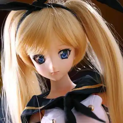 小型迷你实体娃娃1/3bjd动漫双马尾男用女娃软体手办可插dd性玩偶