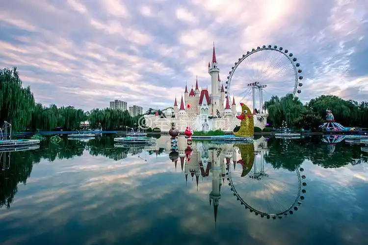 北京市石景山游乐园_高清图片_全景视觉