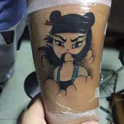 22张三太子哪吒纹身图案