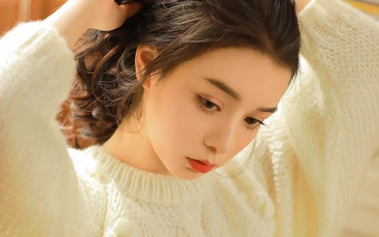 养眼性感美女唯美文艺写真图片壁纸