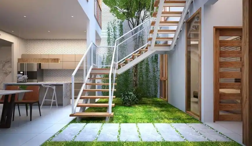 转角楼梯设计,室内转角楼梯