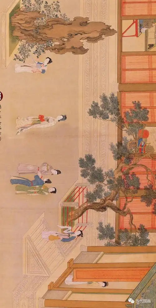 明代仇英汉宫春晓图全卷