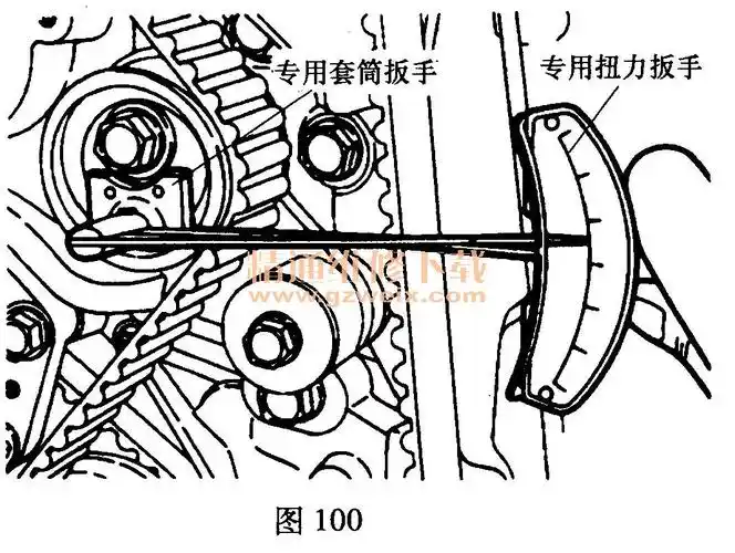 东风风行多用途车发动机正时校对方法