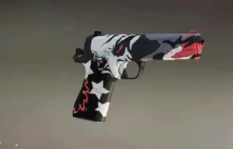 和平精英:这款手枪的皮肤超级个性,快来看看你用过吗?