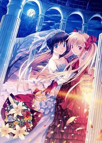 【盘点】______________________二次元的婚纱照,不一样的美_巴黎红