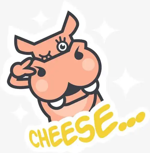 关键词 : 卡通可爱,动物,趣味表情,河马,贴纸,矢量图案