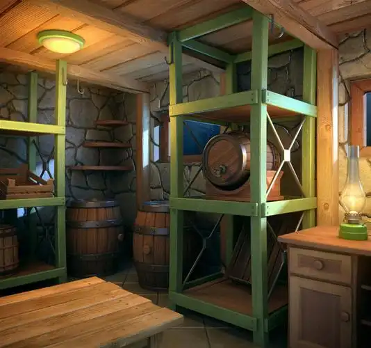 欧美q版室内场景原画来自cgbookcn842