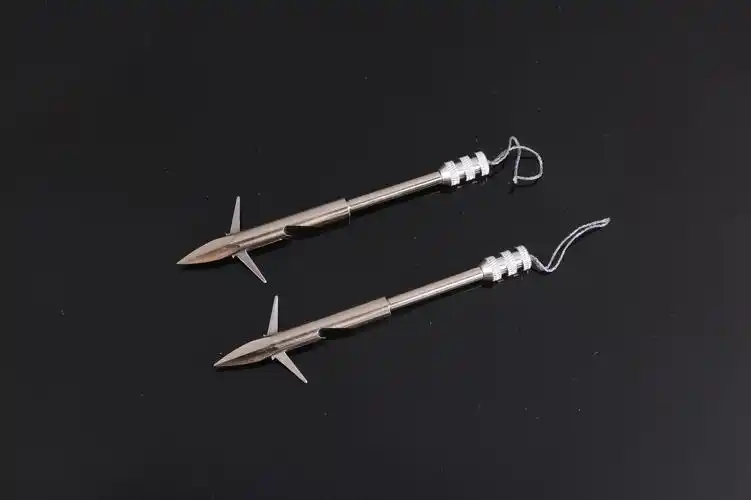 射鱼器射鱼套装凹槽短飞鲨头鱼镖短款弹弓射鱼子弹镖飞鲨镖猎鲲镖