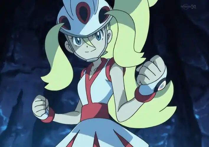 宝可梦又一位路卡利欧的使用者馆主可尔妮使用的还是mega