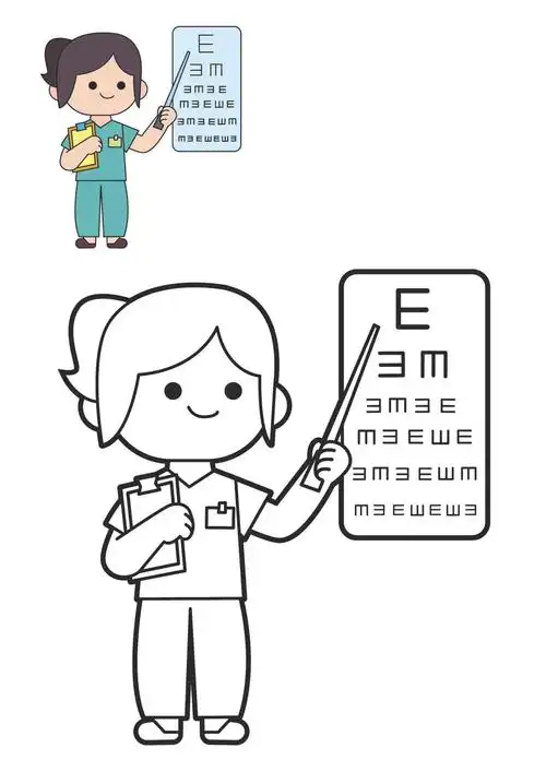 一起画一画丨涂色练习之视力表-新东方网