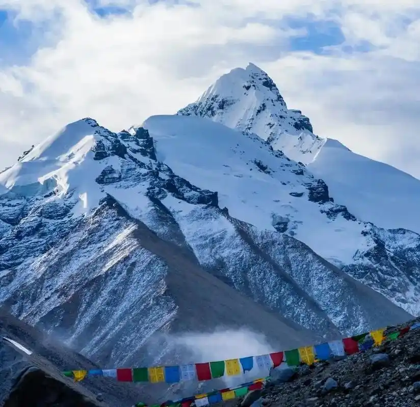 长白山雪山天池高清精美壁纸图片 千年积雪万年峰,直上人间第一峰
