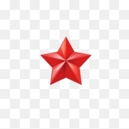 五角星 贴纸 装饰 红色