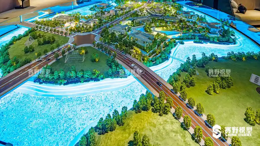 单体别墅模型单体模型_别墅模型_万华麓湖_麓湖生态城_沙盘模型_模型