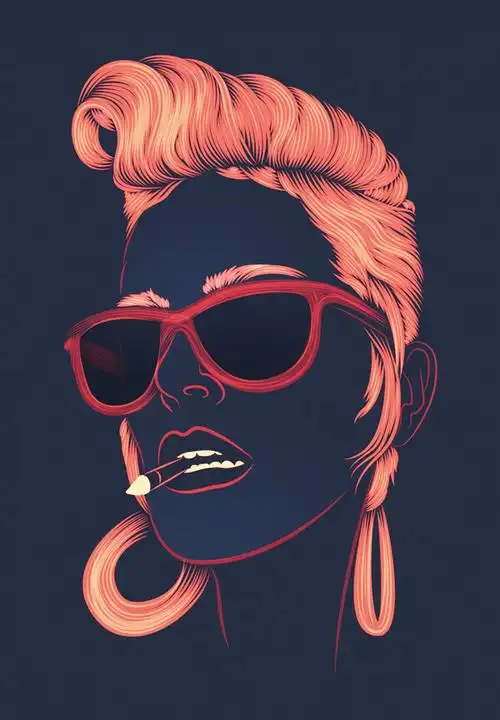 收集的一些潮流人物插画 - 堆糖,美图壁纸兴趣社区