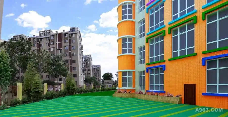 云-幼儿园设计说明: 贵阳爱迪剑桥中英文幼儿园外墙及花园改造项目