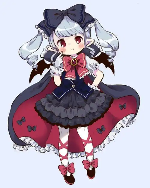 q版动漫:超级可爱,喜欢我请扣1 不喜欢请扣眼珠子