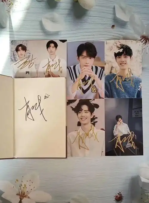 💥肖战 王一博亲笔签名海报亲-颜兮