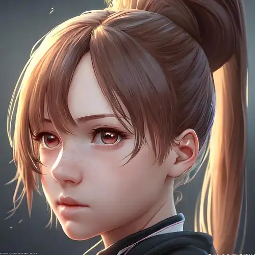 女生头像马尾辫可爱