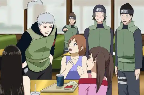 火影同人卡卡西儿子登场长相年轻带土一样天生具备轮回眼