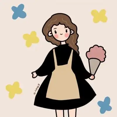 简约森系成熟女生手绘头像