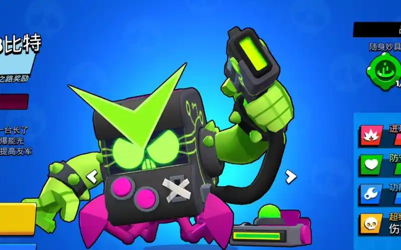 活动作品荒野乱斗全英雄皮肤展示8比特篇持续更新中