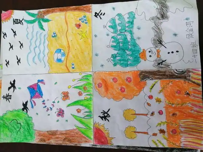 "缤纷四季 因我更美"—通许县育英小学举行绘画比赛