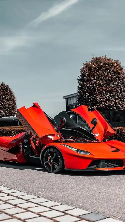 红色法拉利帅气跑车高清手机壁纸_汽车_手机壁纸下载_美桌网