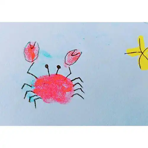 创意手指印画《一》