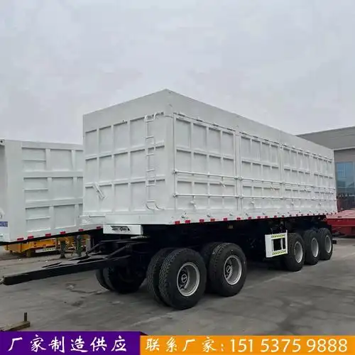 13米侧翻半挂车 5轴侧翻自卸半挂车 前二后三桥侧翻自卸车 全挂车