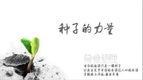 《种子的力量》培训有感