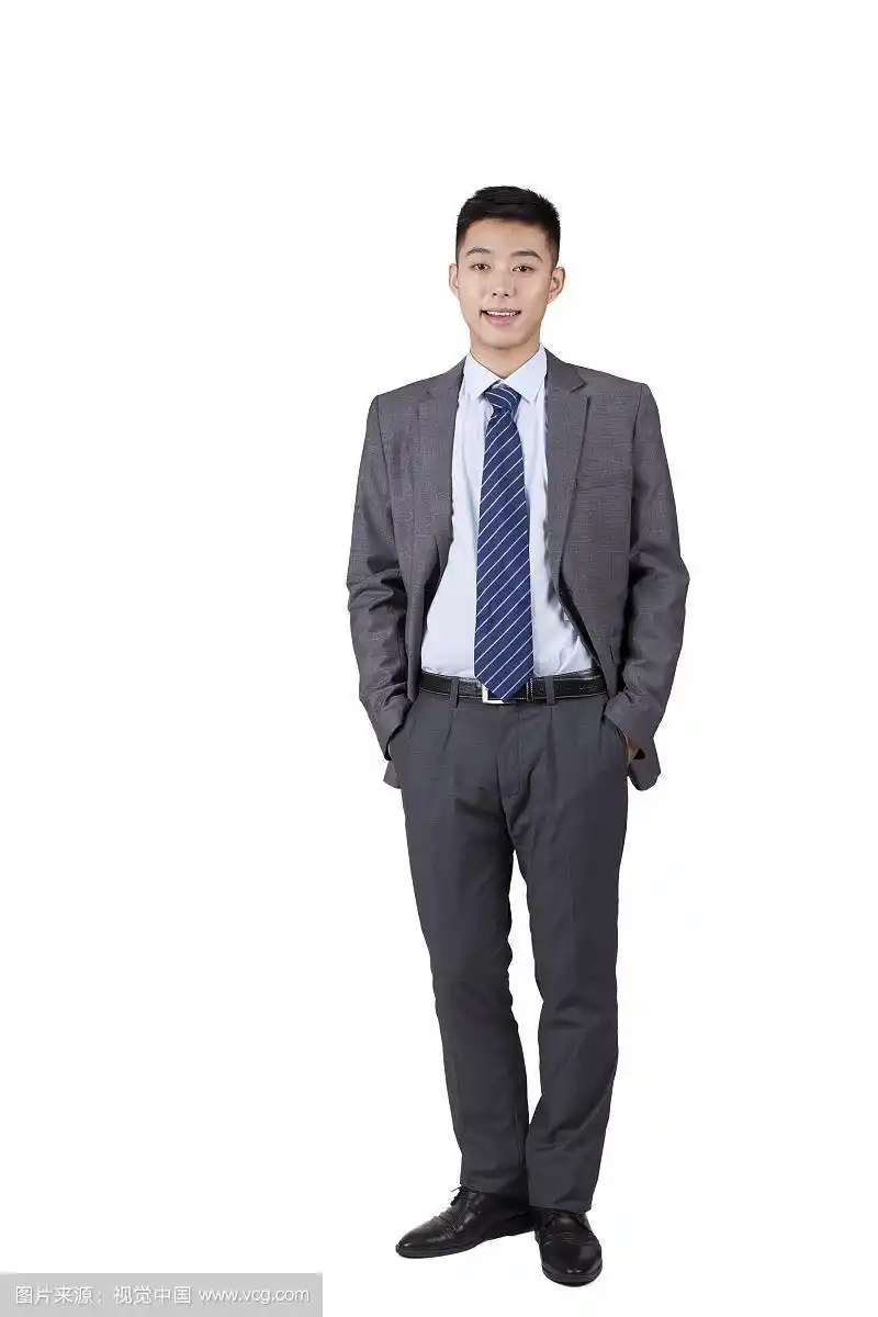 商务男士全身像