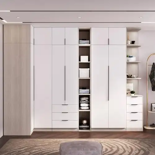 转角衣柜90度l型网红小户型组合实木定制家用卧室大2021新款移门