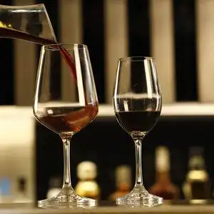 无铅水晶玻璃红酒杯高脚葡萄酒气泡酒杯山东华鹏家用酒店杯子