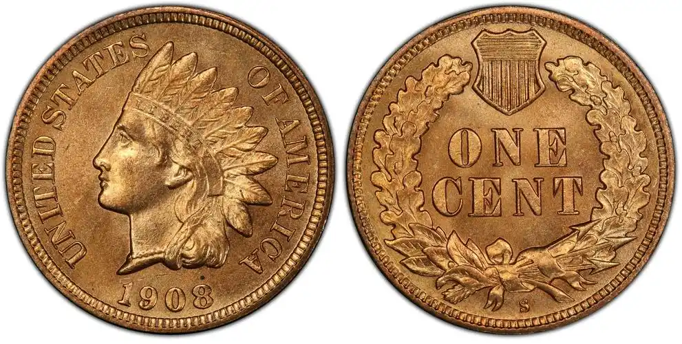 indian cent pcgs #2234 images - pcgs