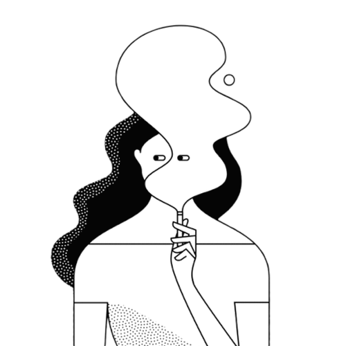 背景简约黑白遮脸gif动图_动态图_表情包下载_soogif