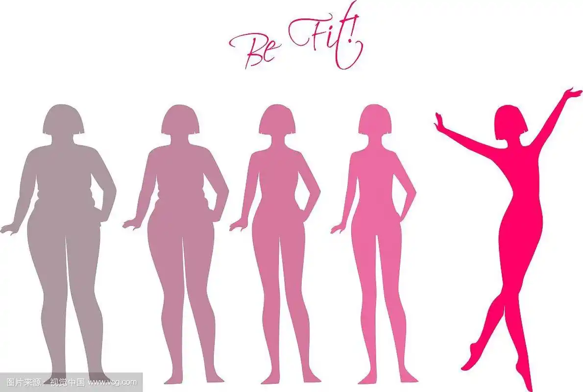 身材匀称,女人剪影