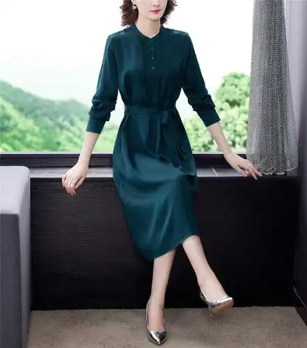 2021声雨竹连衣裙连衣时尚品牌女装专柜民族新款莎丽连衣裙