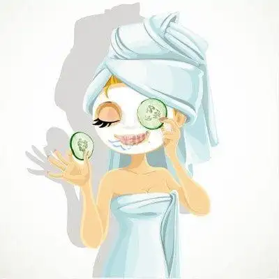 搞笑最萌的头像图片敷面膜