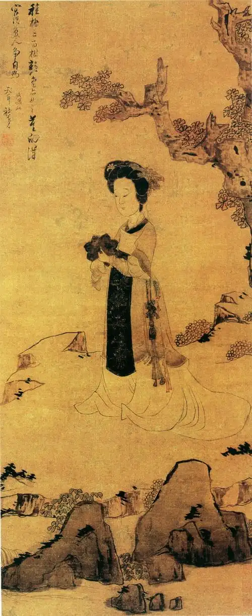 明代陈洪绶雅集图卷赏析